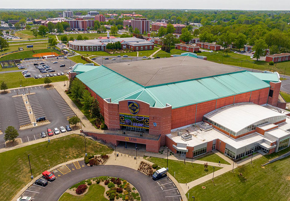 Outside aerial view